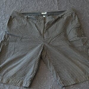 Women's Navy Polka Dot Shorts - 20W